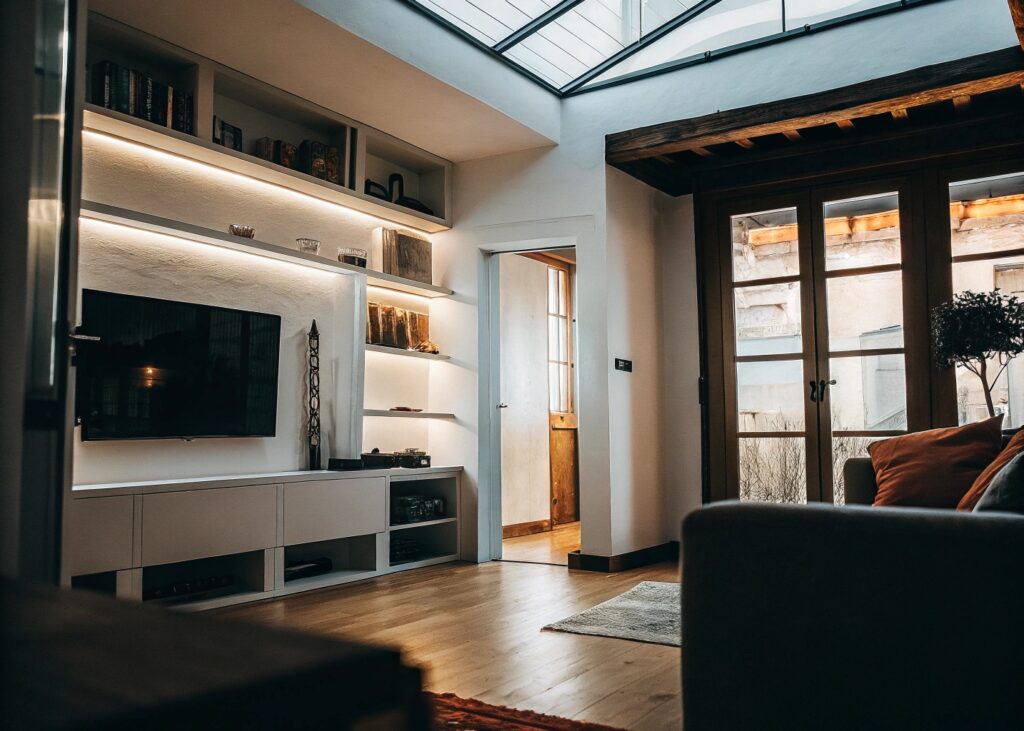 impianti elettrici soggiorno moderno Zanotti Impianti