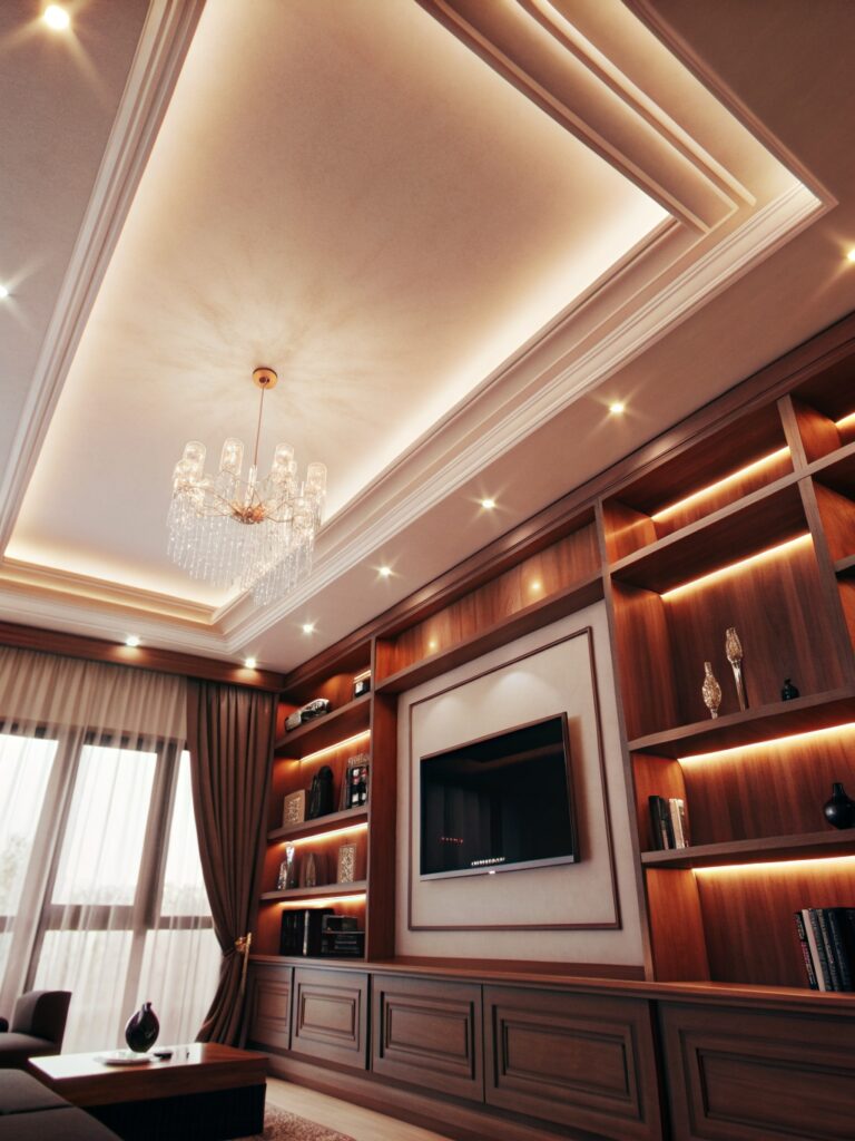 impianto-illuminazione-soggiorno-moderno---Zanotti-Impianti impianto illuminazione soggiorno moderno Zanotti Impianti