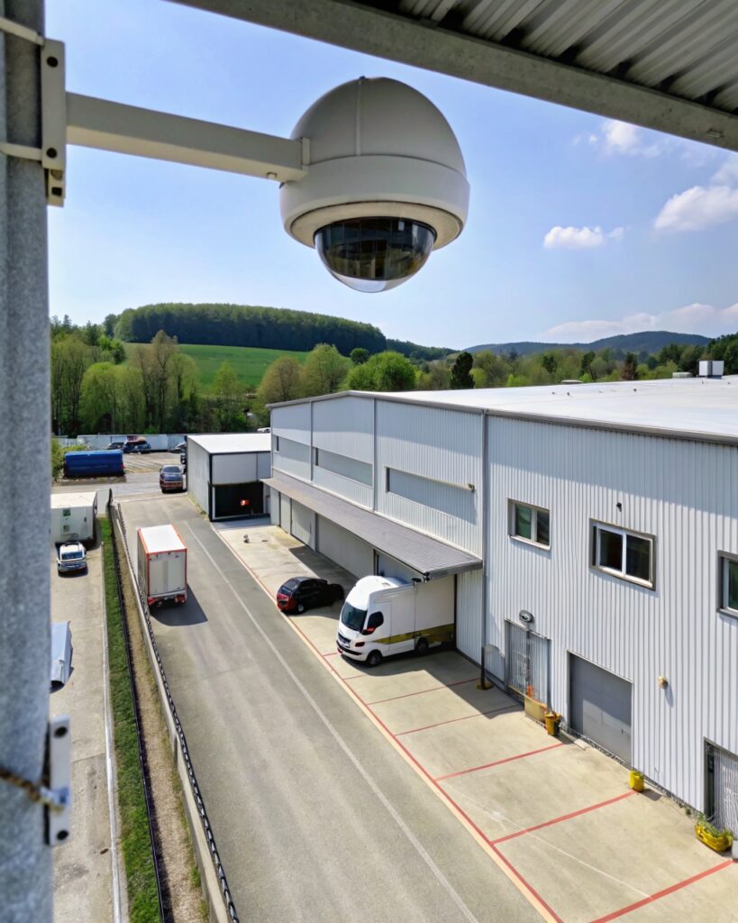 videosorveglianza safire esterna per capannone art